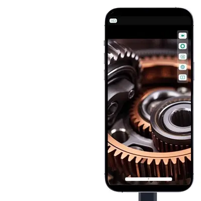 Su geçirmez telefon endoskop, HD, oto karbon ve AC borularına - 5