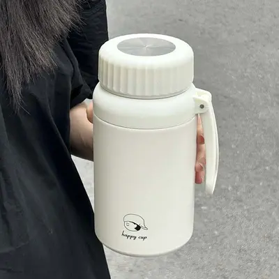 Großer Thermobecher mit Strohhalm, tragbare Sport-Wasserflasche - 12