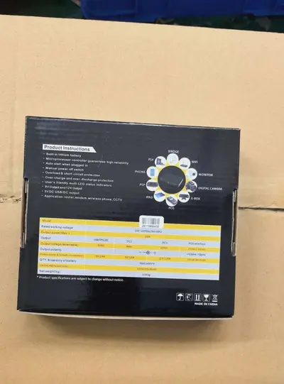 UPS backup power supply, 20000mah, POE 12V - 4