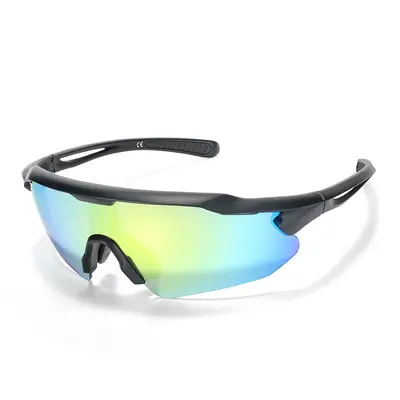 Kinder-Sportsonnenbrille, TR90-Rahmen, PC-Gläser, UV400, Größe M - 13