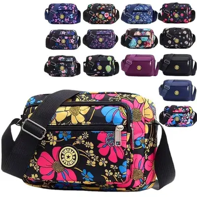 Small Floral Cloth Women's Single Shoulder Bag, 20x15 cm - 6