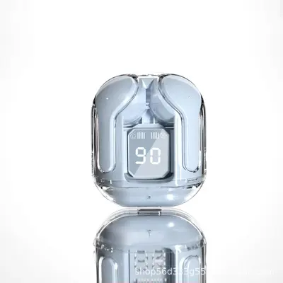 Cross-border generation bestselling transparent new digital display Bluetooth earbuds in-ear dual stereo charging case without 1st generation - 12