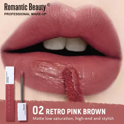 Samt-Matt-Lippenstift, nicht abfärbend und langanhaltend - 8