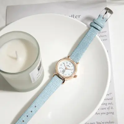 Small dial, diamond-shaped, cute rabbit design, suitable for middle and high school students, Instagram style, elegant women's wristwatch. - 9