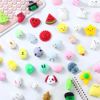 Holiday Animal Dough Squeeze Toy, Children's Stress Relief