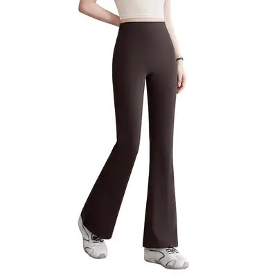 Women's Micro-Flare Yoga Pants, High Waist, Hip-Lifting