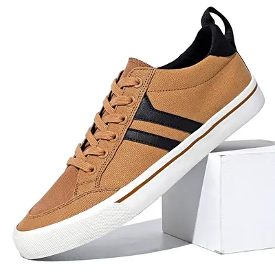 Baoda Herren-Canvas-Schuhe, lässige Trend-Sneaker, niedrige Herrenschuhe, Frühjahr, atmungsaktive modische Skateschuhe, dünne Herrenschuhe BM-014