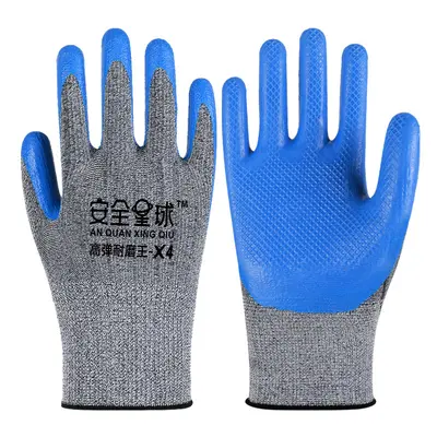Nitrile-Coated Cut-Resistant Non-Slip Work Gloves, Oil-Resistant - 13