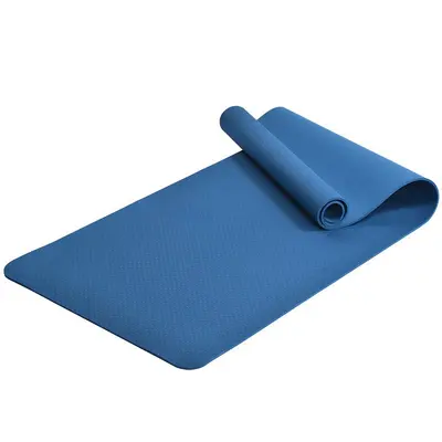 Einsteiger-Yogamatte aus TPE, 6 mm, monochrom, mit Unterstützung - 8