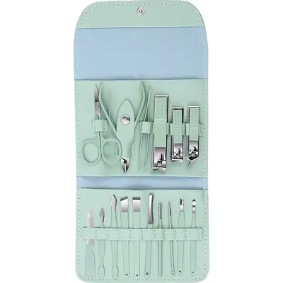 Manicure set 16-piece, portable