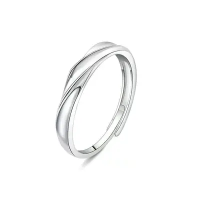 Sechszackiger Moissanit-Ring, Verlobung, Paarstil - 7