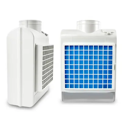 Dryer Exhaust Vent Filter with Water Collection Box and Lint Mesh Cover - 1