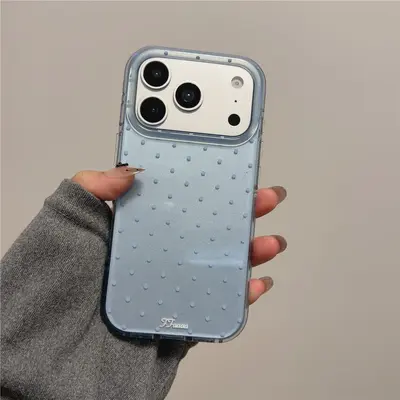 iPhone 17 Pro Max uyumlu çift katmanlı telefon kılıfı, küçük puantiyeli - 12