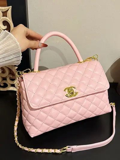 Women's Diamond-Quilted Chain Shoulder Crossbody Bag - 4