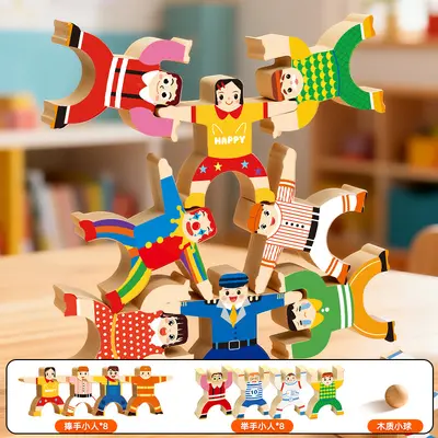 Children's Stacking Balance Tower Blocks, Educational Game - 6