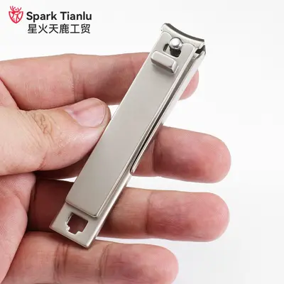 420J2 All-Steel Nail Clipper, Large, Anti-Splash, with File