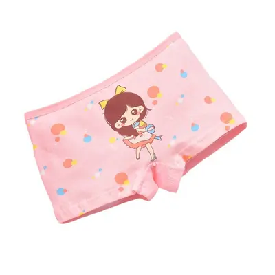 Baumwoll-Kinderunterwäsche Mädchen Boxer-Slip Schüler-Unterwäsche Baby Baby-Shorts kleine Mädchen Boxer-Slip Teenager