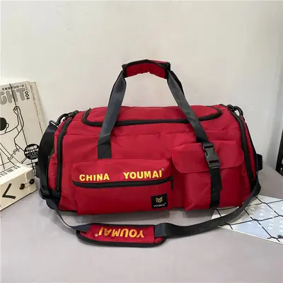 Men's Short-Distance Travel Duffel Bag, Extra-Large Capacity Backpack, Women's Shoulder-Portable Lightweight Sports Training Sports Bag - 12