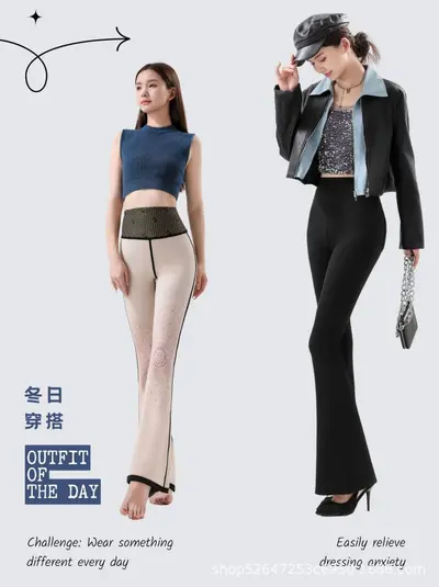 Sonbahar Kış Yeni Model Protein İpliği Kaşmir Yüksek Bel Yüksek Elastikiyetli Kalın Yoga Pantolonu Cilt Dostu Polarlı Köpekbalığı Pantolon Moda ve Çok Yönlü