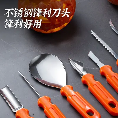 Halloween Pumpkin Carving Knife Set, DIY Carving Tools