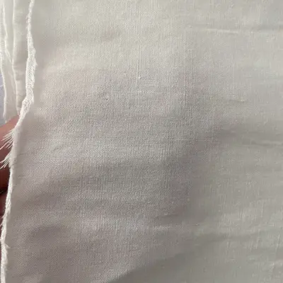 TC Polyester-Cotton White Pocket Lining Fabric, 110x76