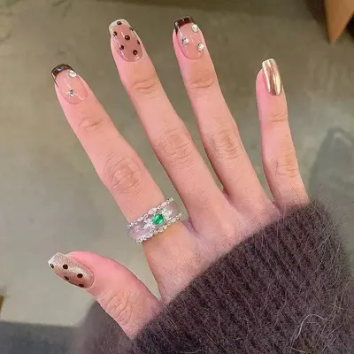 Golddiamantering, luxuriöses elegantes Design, Vintage-Stil Zeigefingerring - 12