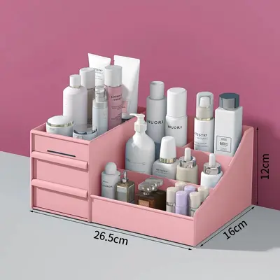 Cosmetics Storage Box, Drawer-style Desktop Organizer - 9