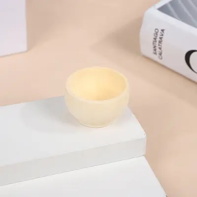 Yeni ahşap çocuk boyama kasesi oyuncak çocuk taklit oyun oyuncak ev dekorasyonu ahşap kase el işi süsü.