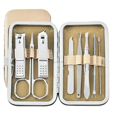 Nagelschere-Set, vollständiger Satz, Maniküre- und Pediküre-Werkzeuge - 13