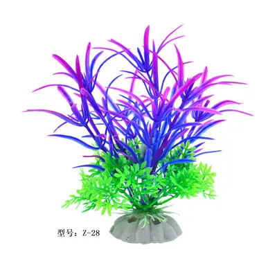 Aquarium Simulation Aquatic Plant Decoration, Plastic Artificial Seaweed Ornament - 10