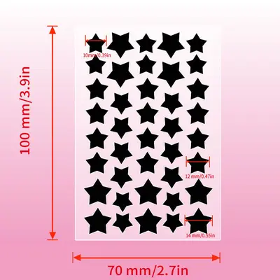 Star-Shaped Colorful Hydrocolloid Acne Patch with Portable Box - 9