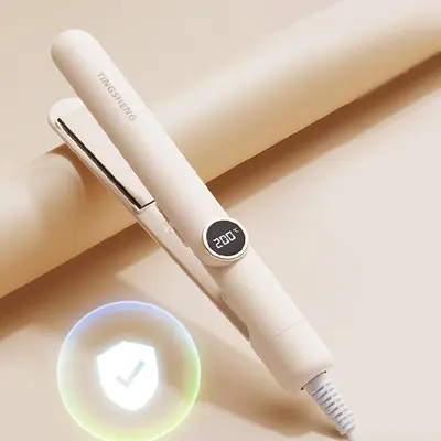 Zhigao 2-in-1 Digital Display Hair Straightener and Curling Iron for Dormitory - 8