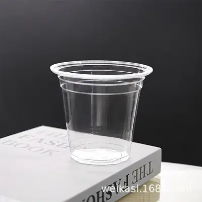 500 ml plastik içecek ham hindistan cevizli latte tek kullanımlık ambalajlı pet buzlu toz soğuk içecek kapaklı kahve sütlü çay bardağı - 9