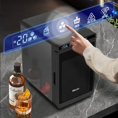 Huikang Ev ve Ticari Kullanım İçin Büyük Kare Buz Küpü Makinesi, Bar ve Viski İçin