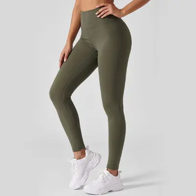 Juyitang fitness pantolonları koşu kalça kaldırma yüksek bel karın elastik spor sıkı yoga pantolonları kadınlar için - 10