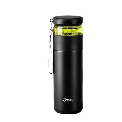 Thermos Tea Cup with Ceramic Inner Liner, 316 Stainless Steel, Men's Style - 6