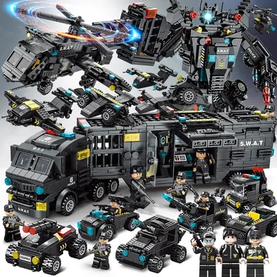 Lele Brothers 8577 Yapı Taşı Araba Seti, Lego Uyumlu, Çocuk Robotu - 2