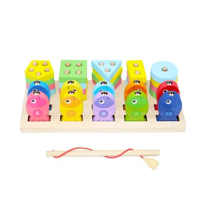 Wooden Fruit Bead Stringing Toy, Montessori Early Education for Toddlers - 10