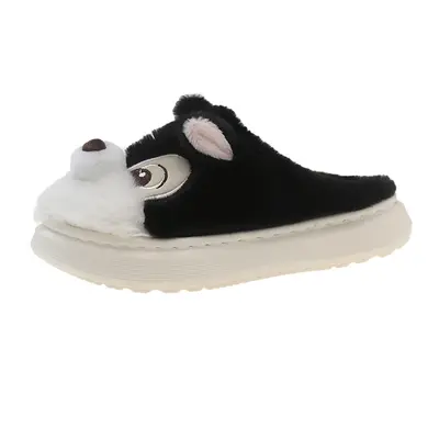 Cartoon Squirrel Winter Cotton Indoor Slippers