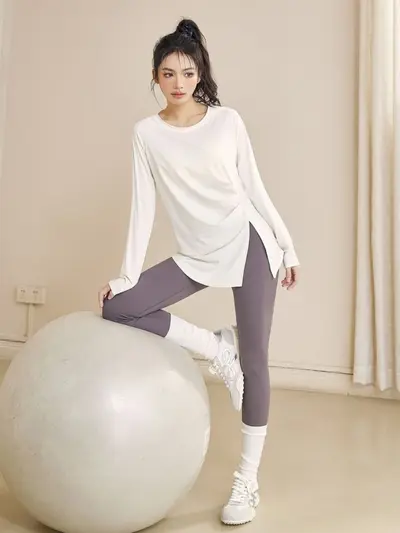 Women's Long Sleeve Pilates and Yoga Wear, Spring Autumn, Professional - 1