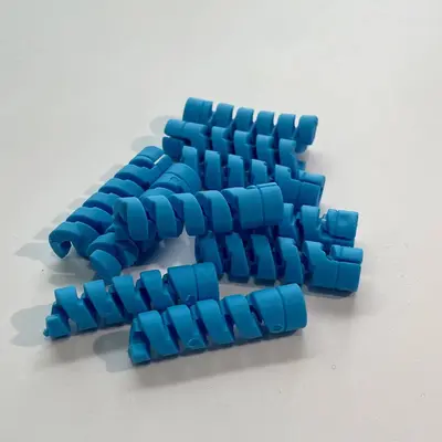 Data cable spiral organizer silicone anti-break cable wrapper - 10