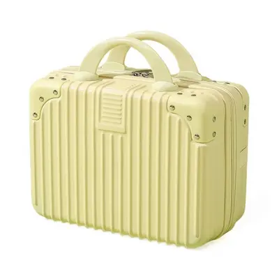 Customized Compact Cosmetic Case Mini 14 Inch Luggage Small Handbag Storage Bag Portable Travel Suitcase Password Trunk