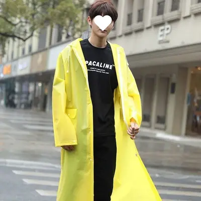 雨衣男加长背防暴雨全身骑行电动车步行成人学生雨披暴雨 - 8