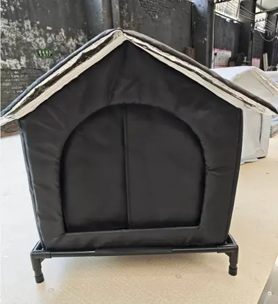 Enclosed Outdoor Cat House, Windproof and Waterproof - 8