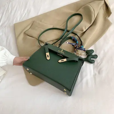 Mini Kelly Bag Women's Handbag, Large Capacity Elegant Design - 10