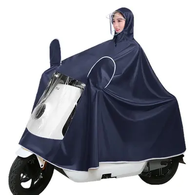 Elektrikli araçlar için yağmurluk, uzun tam vücut yağmur geçirmez motosiklet, akülü araç, tek kişilik, büyük boy, kalınlaştırılmış yağmur pançosu, toptan yağmurluk.