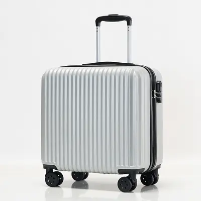 Small Luggage Case 18 Inch Carry-on Trolley Suitcase Universal Wheels Silent Wheels Kids Password Travel Bag New Model - 8