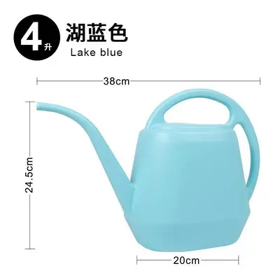 Long Spout Plastic Watering Can, 4 Liter, for Garden and Flowers - 8