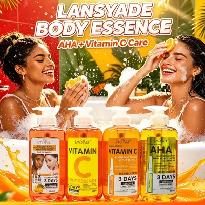 Cross-border AHA original solution vitamin C ampoule essence fruit acid moisturizing repair brightening skin lightening serum 500ml - 5