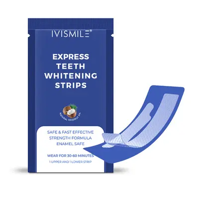 Aiweixiao Sea Salt Teeth Whitening Strips, 7 Pairs per Box - 7